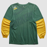 Green Bay Packers NFL 2010s Long Sleeve T-shirt Green Vintage