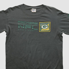 Green Bay Packers NFL 2000s Long Sleeve T-shirt Charcoal Vintage