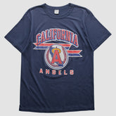 Los Angeles Angels Champion 90s T-shirt - Navy - S by Fanatics Real Vintage T-shirts