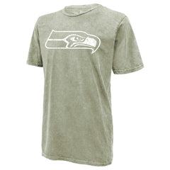 Jaxon Smith-Njigba Seattle Seahawks Majestic Threads Mineral Wash Name & Number T-Shirt Moss Green