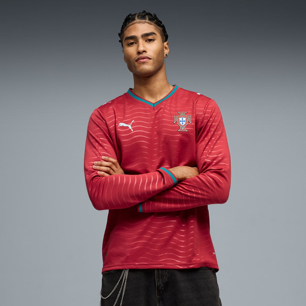 Portugal National Team 2026 Home Replica Long Sleeve Jersey Red sale