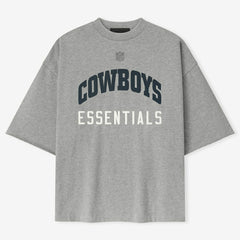 Dallas Cowboys Fear of God x NFL Unisex 3/4-Sleeve T-Shirt Heather Gray