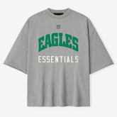 Philadelphia Eagles Fear of God x NFL Unisex 3/4-Sleeve T-Shirt Heather Gray