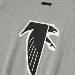 Atlanta Falcons Fear of God x NFL Unisex 3/4-Sleeve T-Shirt Heather Gray