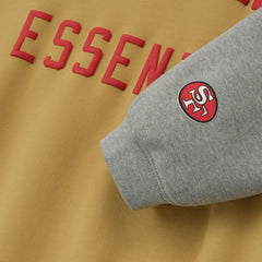 San Francisco 49ers Fear of God x NFL Unisex Sport Hoodie Gold/Heather Gray