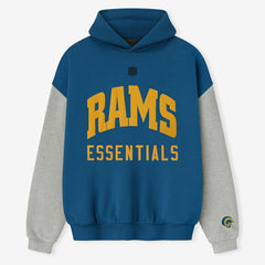 Los Angeles Rams Fear of God x NFL Unisex Sport Hoodie Royal/Heather Gray