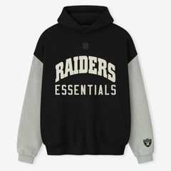 Las Vegas Raiders Fear of God x NFL Unisex Sport Hoodie Black/Heather Gray