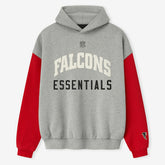 Atlanta Falcons Fear of God x NFL Unisex Sport Hoodie Heather Gray/Red