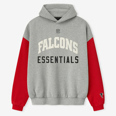 Atlanta Falcons Fear of God x NFL Unisex Sport Hoodie Heather Gray/Red