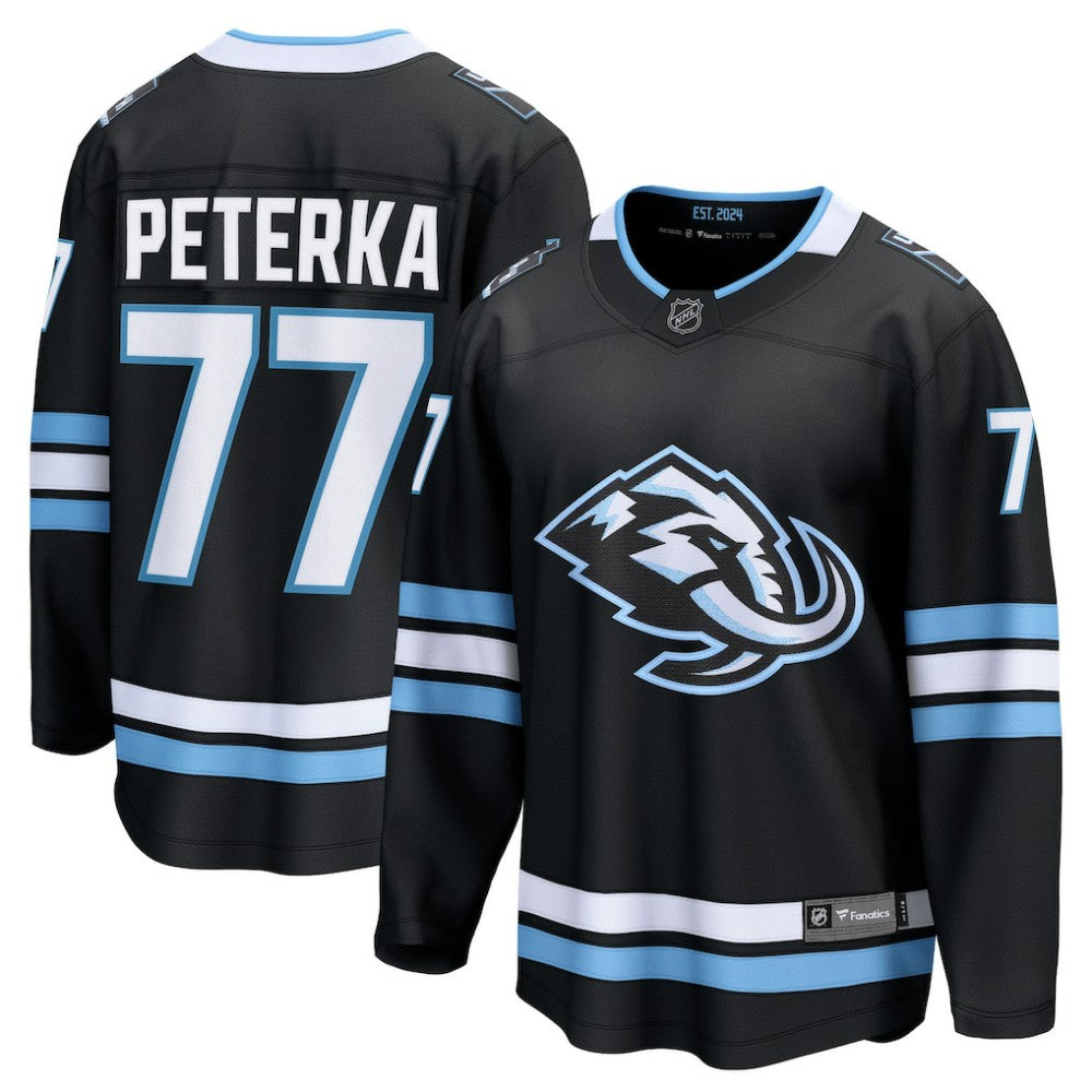 NHL JJ Peterka Utah Mammoth Fanatics Home Breakaway Jersey - Black