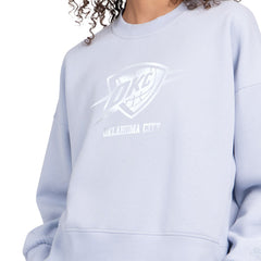 Oklahoma City Thunder Starter Women's Pastel Boxy Sweatshirt Light Blue