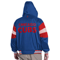 Chicago Cubs Pro Player Legacy Lightweight Full-Zip Hooded Jacket - Royal/Red Jackets