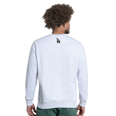 Los Angeles Dodgers Starter Face of Ice Blue French Terry Sweatshirt - Gray Sweatshirts