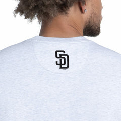 San Diego Padres Starter Face of Ice Blue French Terry Sweatshirt - Gray Sweatshirts