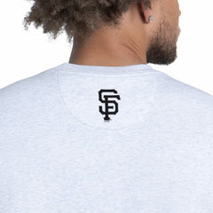 San Francisco Giants Starter Face of Ice Blue French Terry Sweatshirt - Gray Sweatshirts