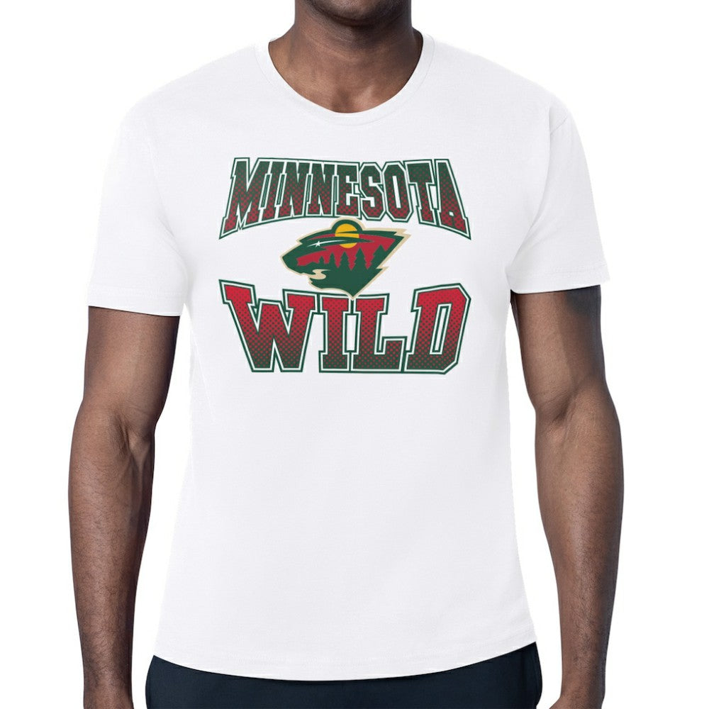 NHL Minnesota Wild Starter Comic Style Team Graphic T-Shirt - White