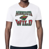 NHL Minnesota Wild Starter Comic Style Team Graphic T-Shirt - White