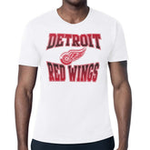 NHL Detroit Red Wings Starter Comic Style Team Graphic T-Shirt - White