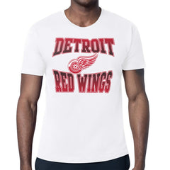 NHL Detroit Red Wings Starter Comic Style Team Graphic T-Shirt - White
