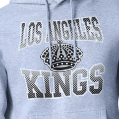 NHL Los Angeles Kings Starter Comic Style Team Graphic Hoodie - Gray