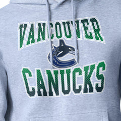 NHL Vancouver Canucks Starter Comic Style Team Graphic Hoodie - Gray