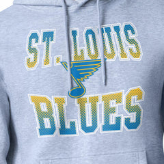NHL St. Louis Blues Starter Comic Style Team Graphic Hoodie - Gray
