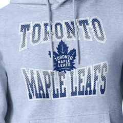 NHL Toronto Maple Leafs Starter Comic Style Team Graphic Hoodie - Gray