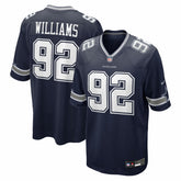 Quinnen Williams Dallas Cowboys Team Game Jersey Navy