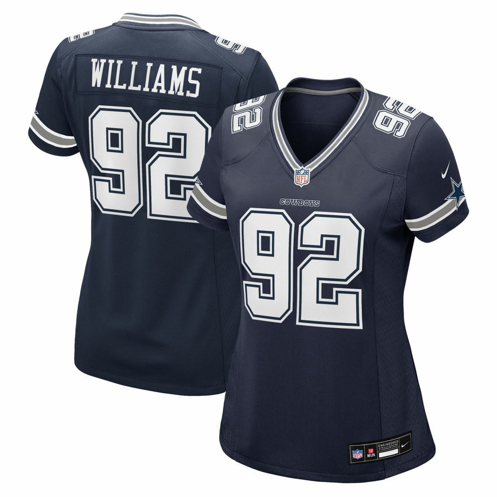 NFL Quinnen Williams Dallas Cowboys Women's Team Game Jersey - Navy