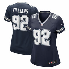 NFL Quinnen Williams Dallas Cowboys Women's Team Game Jersey - Navy