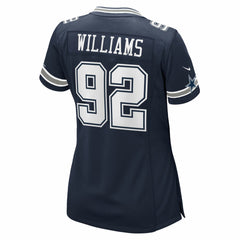 NFL Quinnen Williams Dallas Cowboys Women's Team Game Jersey - Navy