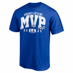 Shohei Ohtani Los Angeles Dodgers BreakingT 2025 National League MVP T-Shirt - Royal T-shirts