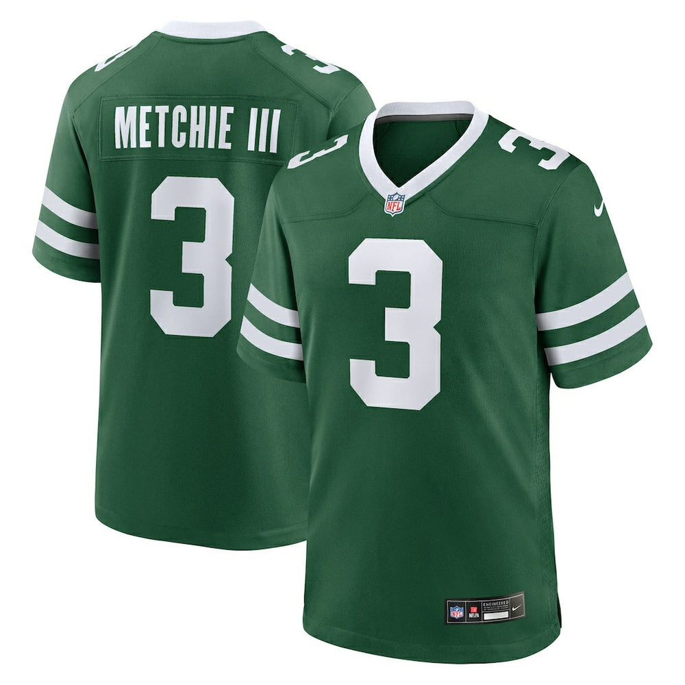 NFL John Metchie III New York Jets Team Game Jersey - Legacy Green