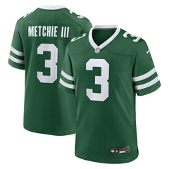 NFL John Metchie III New York Jets Team Game Jersey - Legacy Green