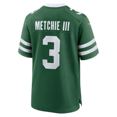 NFL John Metchie III New York Jets Team Game Jersey - Legacy Green