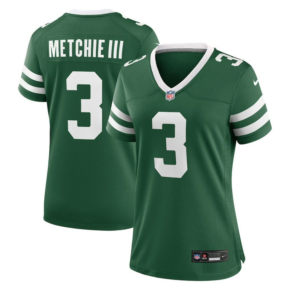 NFL John Metchie III New York Jets Women's Team Game Jersey - Legacy Green