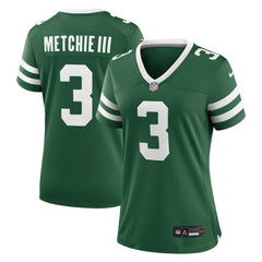 NFL John Metchie III New York Jets Women's Team Game Jersey - Legacy Green