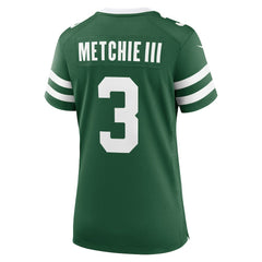 NFL John Metchie III New York Jets Women's Team Game Jersey - Legacy Green