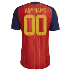 Spain National Team FIFA x World Cup 2026 Home On Field Custom Jersey Red