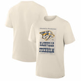 NHL Nashville Predators 2025 NHL Global Series Hometown To Stockholm Legacy T-Shirt - Cream