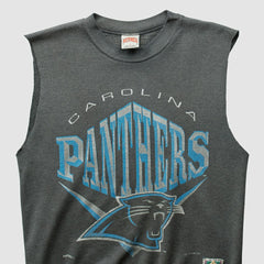 Carolina Panthers Nutmeg Mills 90s Pullover Sweatshirt Charcoal Vintage