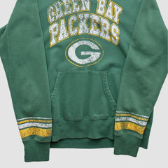 Green Bay Packers NFL 2012 Hooded Pullover Sweatshirt Green Vintage