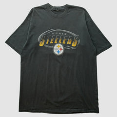 Pittsburgh Steelers 90s T-shirt Black Vintage