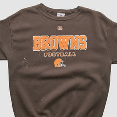 Cleveland Browns NFL 2000s Pullover Sweatshirt Brown Vintage