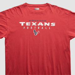 Houston Texans NFL 2000s Long Sleeve T-shirt Red Vintage