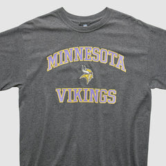 Minnesota Vikings NFL 2010s T-shirt Dark Heather Gray Vintage