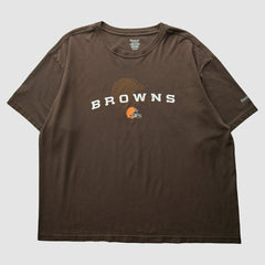 Cleveland Browns Reebok 2000s T-shirt Brown Vintage