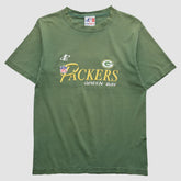 Green Bay Packers Logo Athletic 90s T-shirt Green Vintage