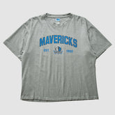 Dallas Mavericks NBA 2000s T-shirt Heather Gray Vintage