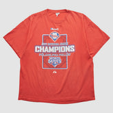 Philadelphia Phillies Delta 2009 T-shirt - Red - M by Fanatics Real Vintage T-shirts